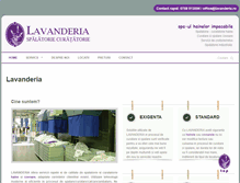 Tablet Screenshot of lavanderia.ro